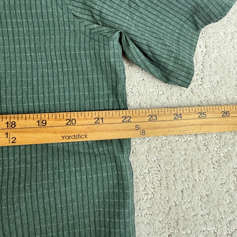 Roark Bless Up Trail Shirt Mens L Green Run Amok RW600 Short Sleeve Button Up - Picture 8 of 12